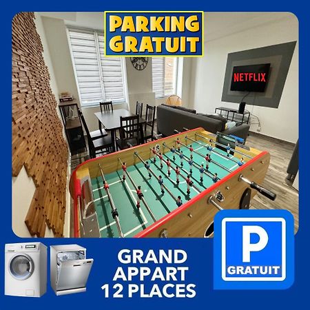 22 Chic & Cosy Grand Appart 92M2 Parking Gratuit Hypercentre Netflix Saint-Etienne  Exterior foto