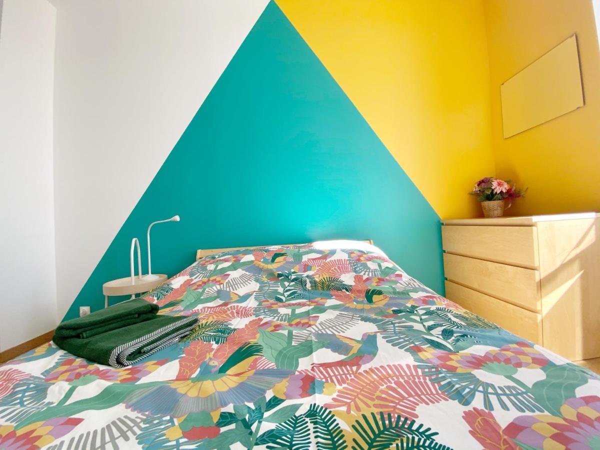 22 Chic & Cosy Grand Appart 92M2 Parking Gratuit Hypercentre Netflix Saint-Etienne  Exterior foto